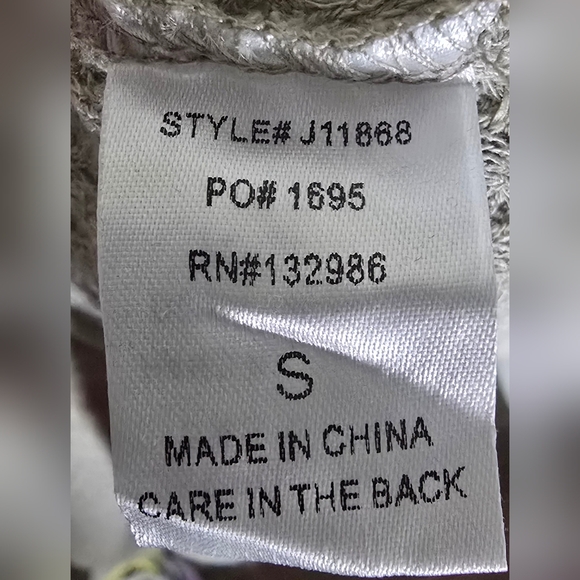 Mittoshop Womens Cold Shoulder Waffle Knit Blouse Small - Picture 6 of 9